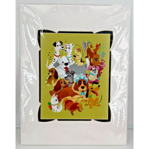 Disney Parks "Dogs of Disney and Pixar" Artist Print 14x18 by Joey Chou *NEW*